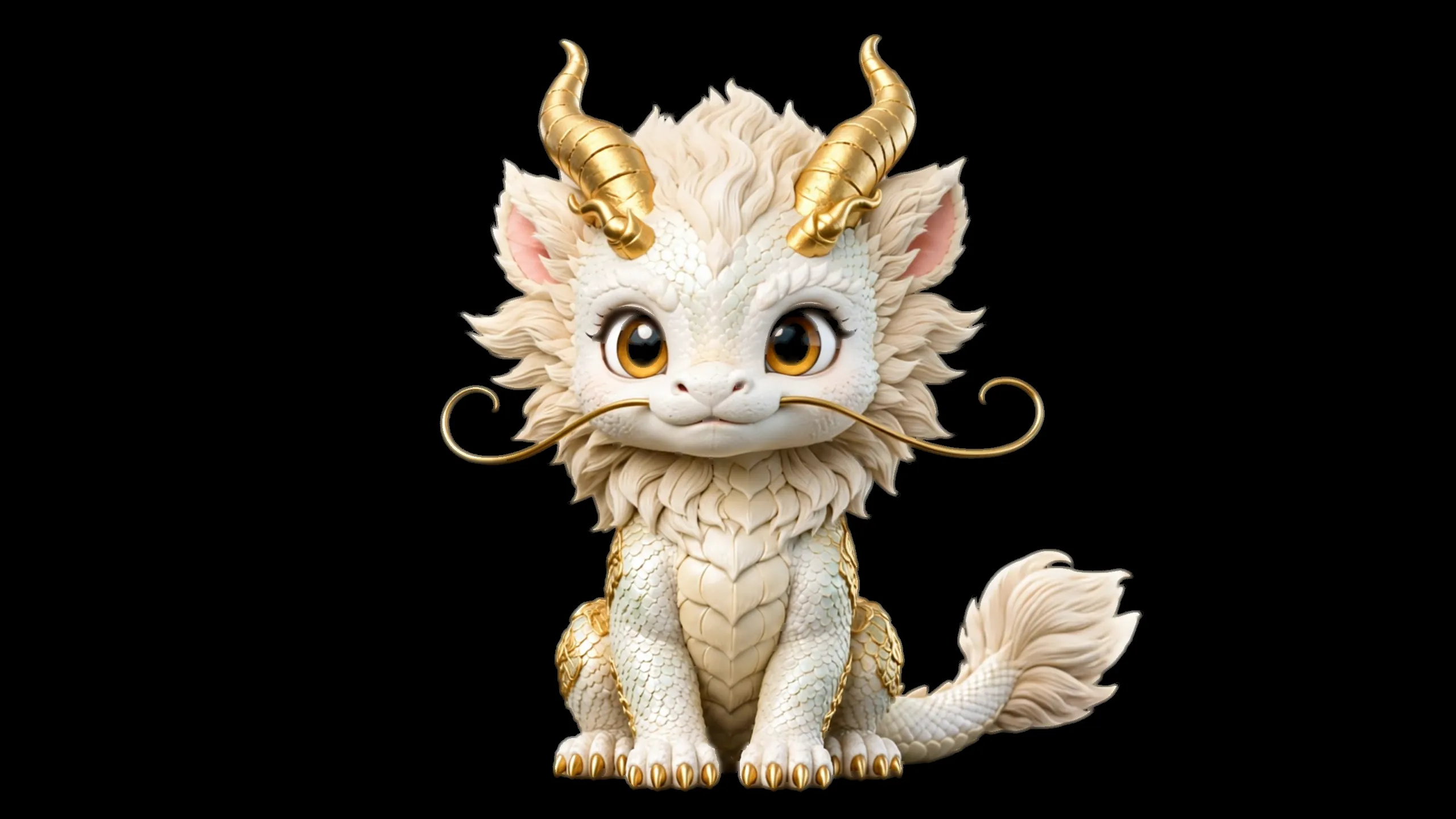 The OpenElement dragon — it turns its head to watch your cursor.
